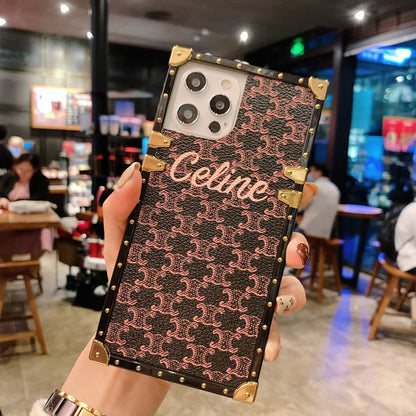 Luxury square phone case for samsung