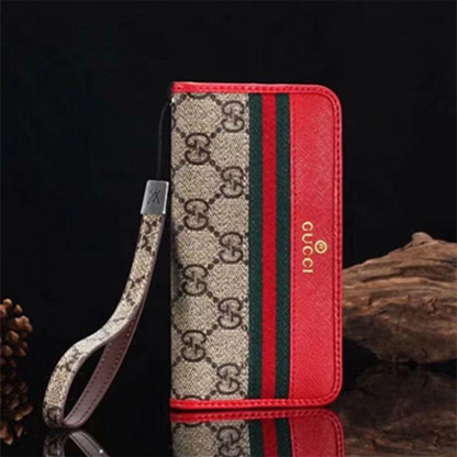Luxury flip card case phone case