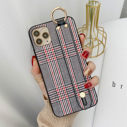 Retro Check Wristband Phone Case for iphone