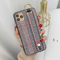 Retro Check Wristband Phone Case for iphone