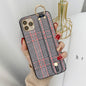 Retro Check Wristband Phone Case for Samsung