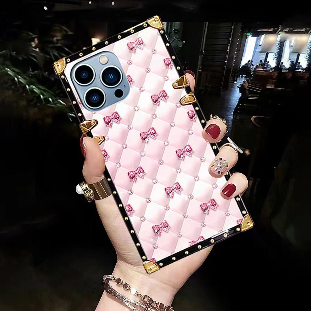 Luxury Diamond Square Phone Case for iPhone