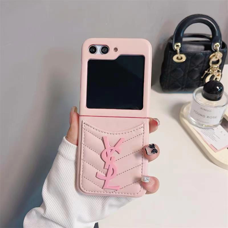 Luxury leather  phone case For Samsung Z flip