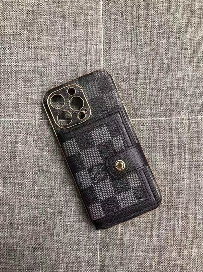 Fashion Card Holder phone case for iPhone