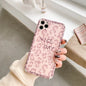 Fashion pink leopard print phone case