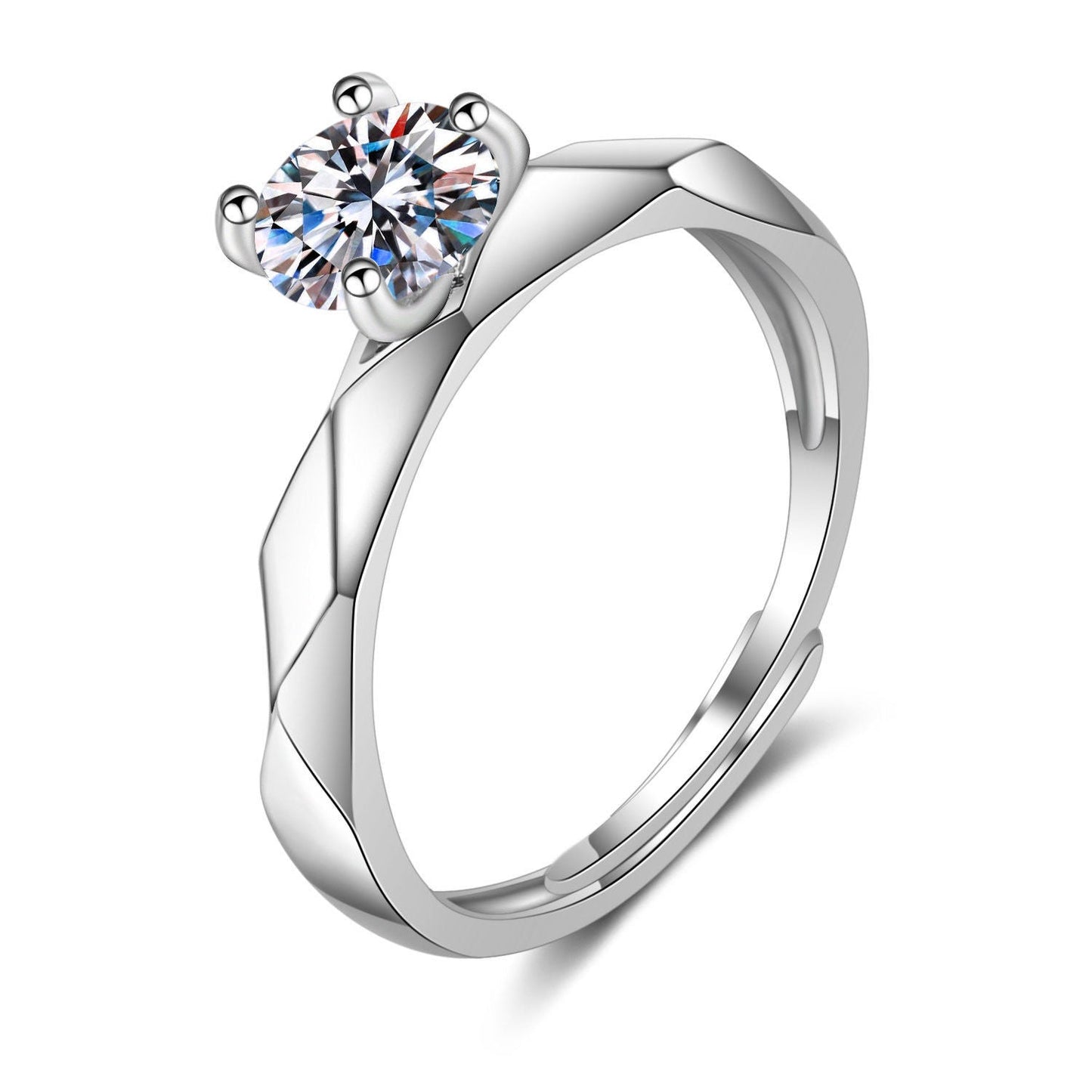 High-end luxury 2022 new super flash elegant French ring