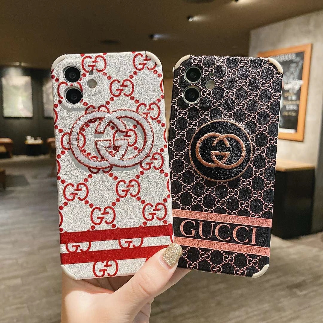 Fashion embroidered anti-drop phone case