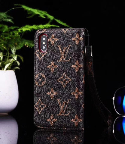Vintage card slot holder leather phone case