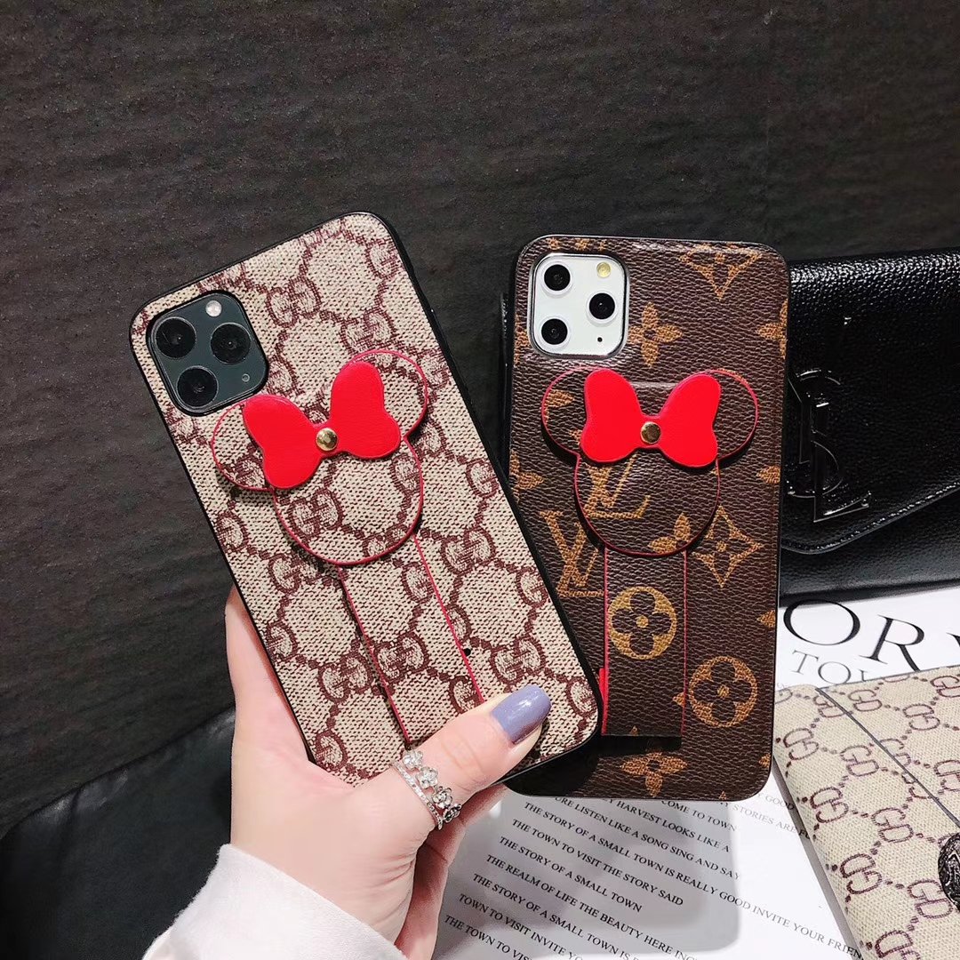 Leather bracket phone case - LVCASE