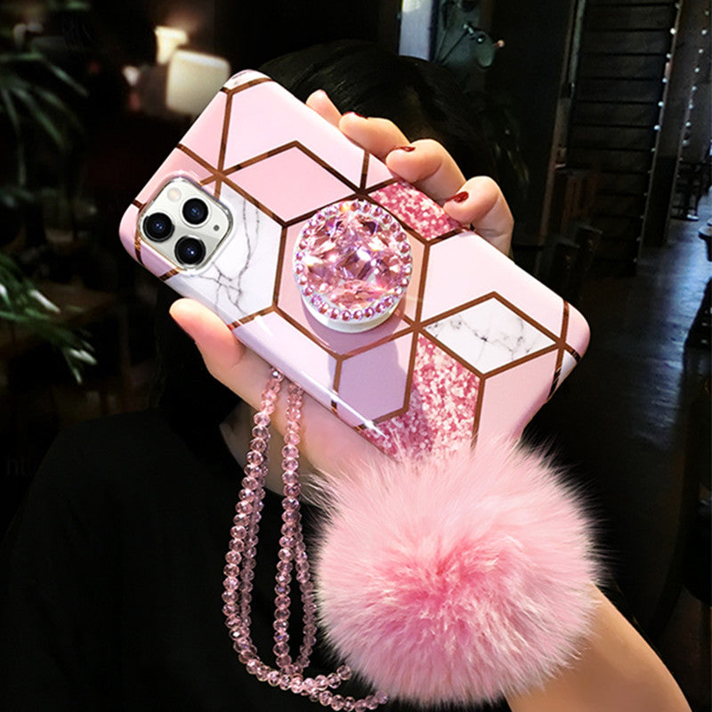 Hairball Diamond marble case
