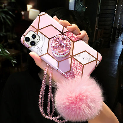 Hairball Diamond marble case