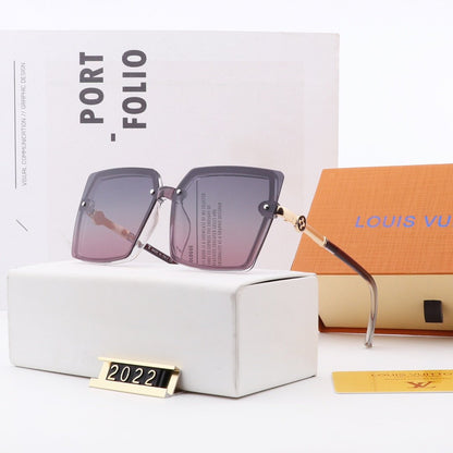 5 COLORS LETTER DECORATION TR90 SQUARE POLARIZED SUNGLASSES