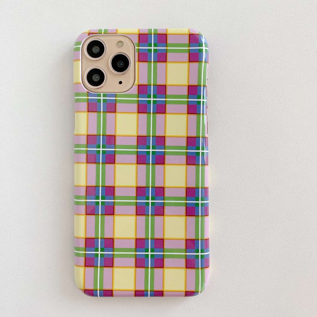 Net Red Lattice Phone Case