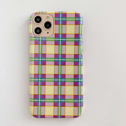 Net Red Lattice Phone Case