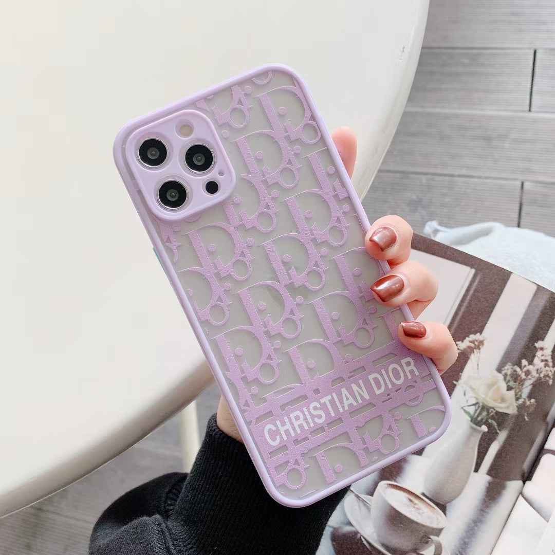 Luxury Frosted letter phone  case