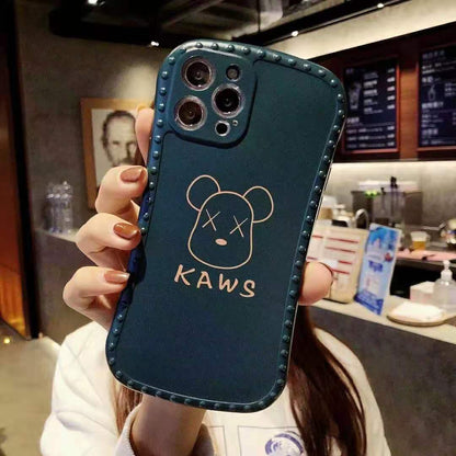 Cute bear waist design phone case