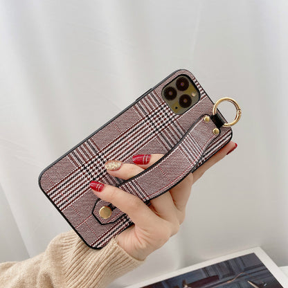 Retro Check Wristband Phone Case for iphone