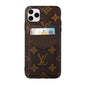 Splicing card case phone case for iphone