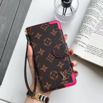 Luxury leather Card bag phone case