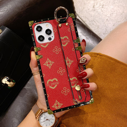 Vintage pattern wrist phone case for iphone