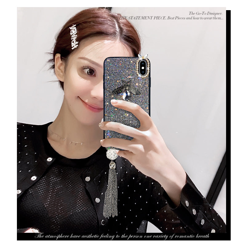 Full diamond crystal bee phone case