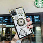 Rhinestone Bracket Square Phone Case