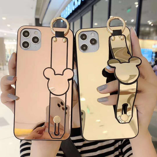 Mirror wrist phone case