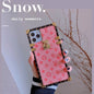 Vintage embossed square phone case For samsung