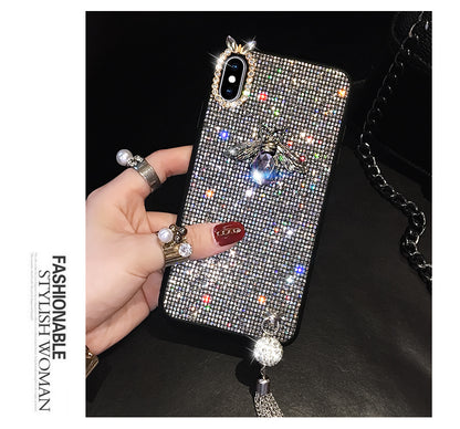 Full diamond crystal bee phone case