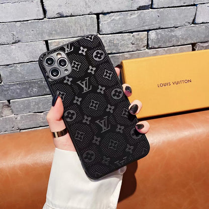 Thin velvet letter phone case