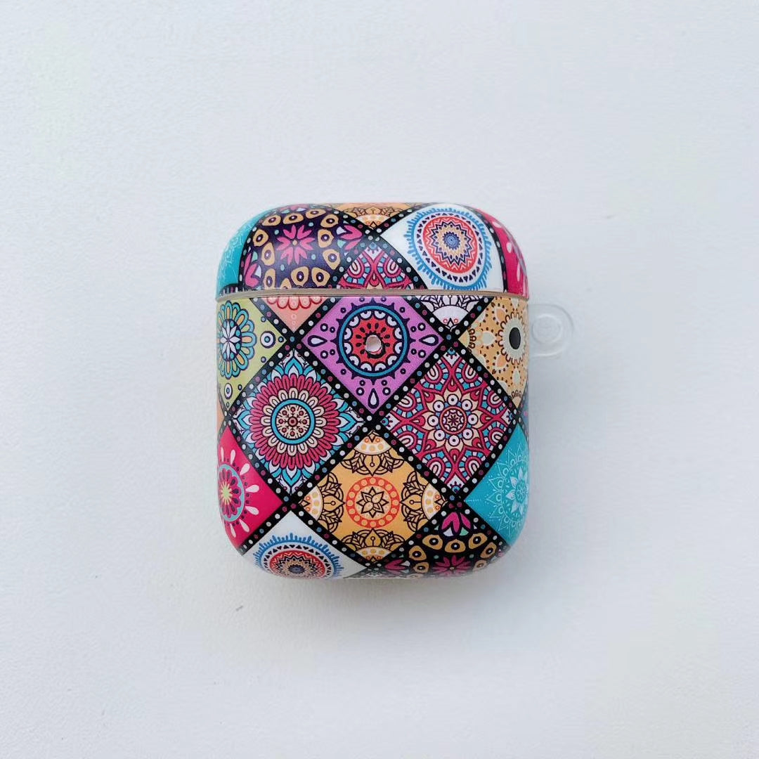 Rhombus retro pattern  Airpods case