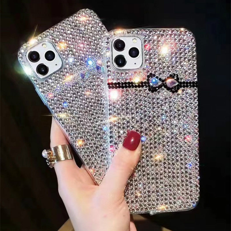 Bowknot rhinestone phone case for Samsung