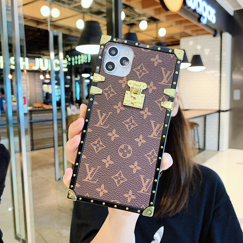 Luxury Vintage pattern square phone case for samsung