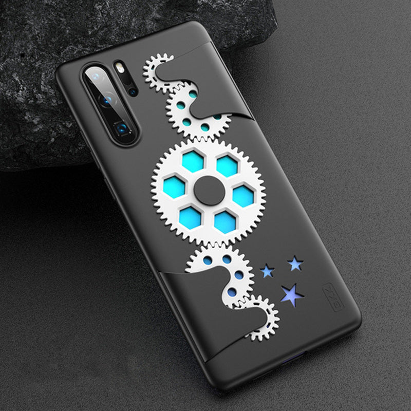Mechanical gear phone case