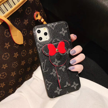 Leather bracket phone case - LVCASE