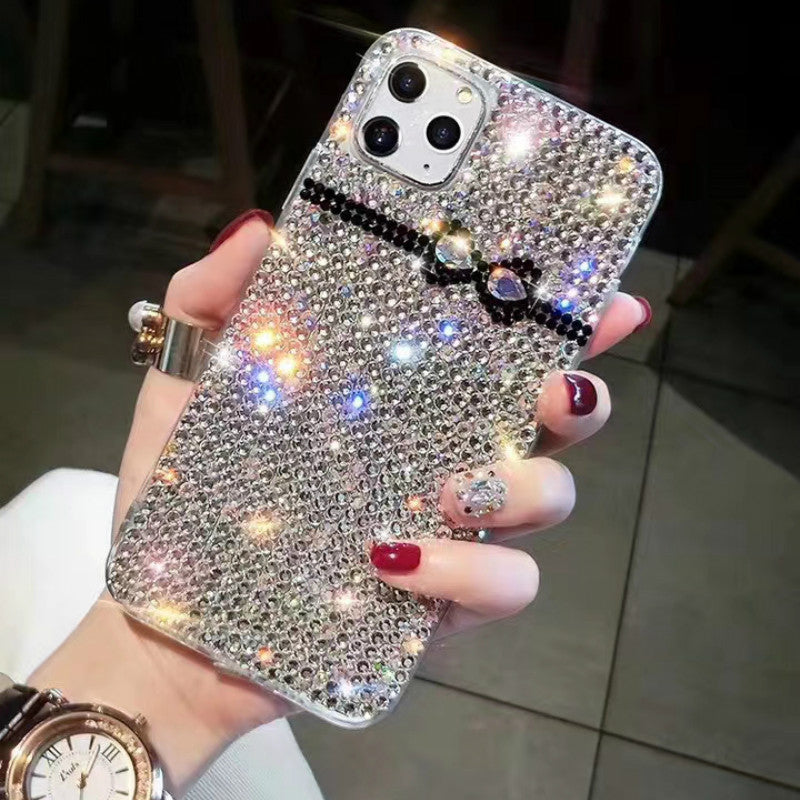 Bowknot rhinestone phone case for Samsung