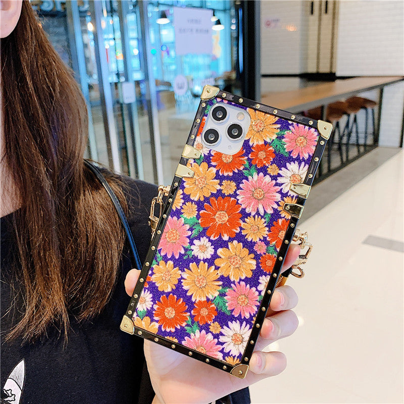Small Daisy Square Phone Case