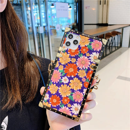 Small Daisy Square Phone Case