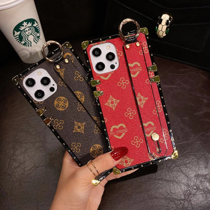 Vintage pattern wrist phone case for iphone