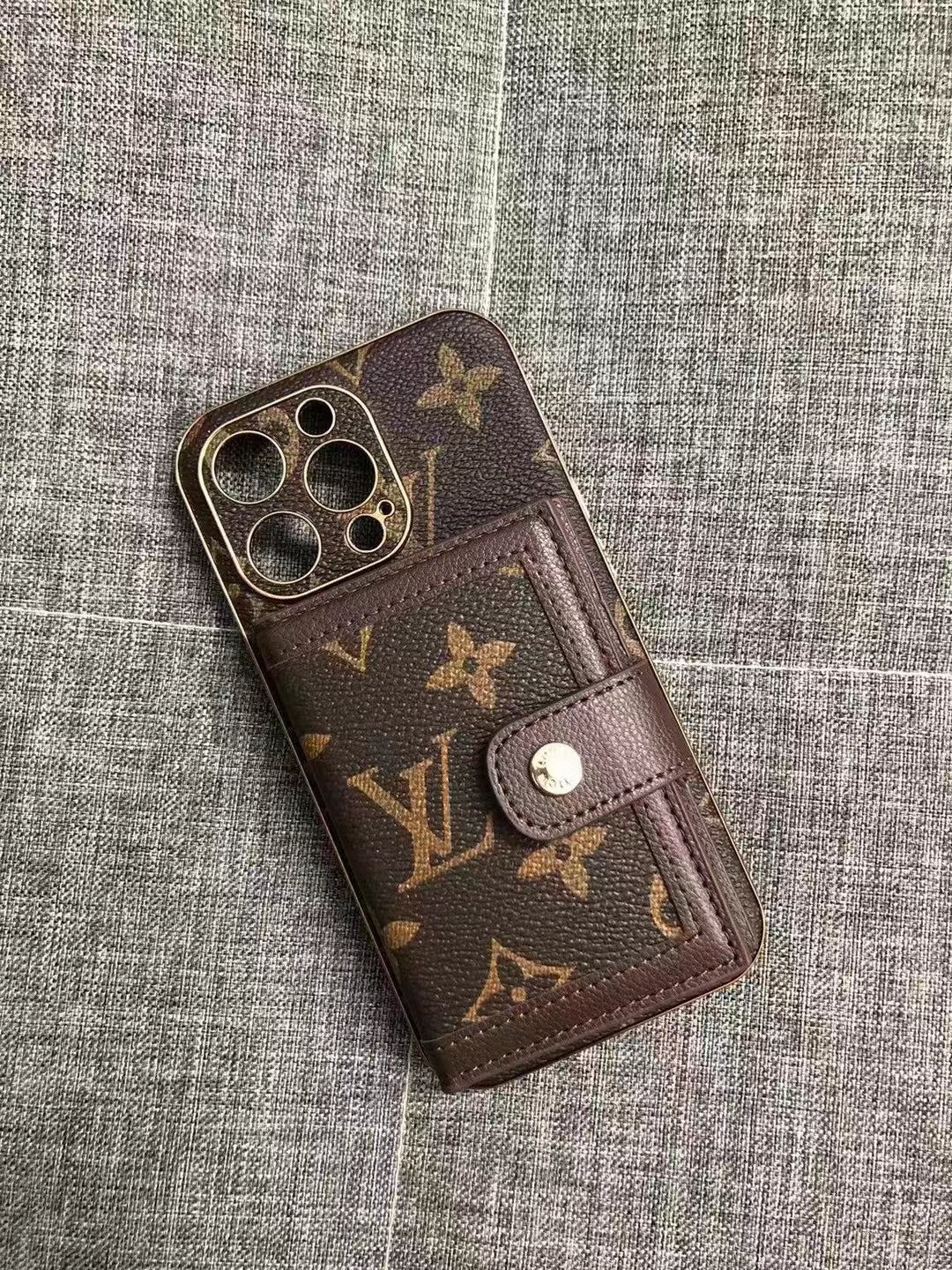 Fashion Card Holder phone case for iPhone