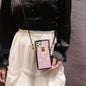Colorful leather lanyard phone case