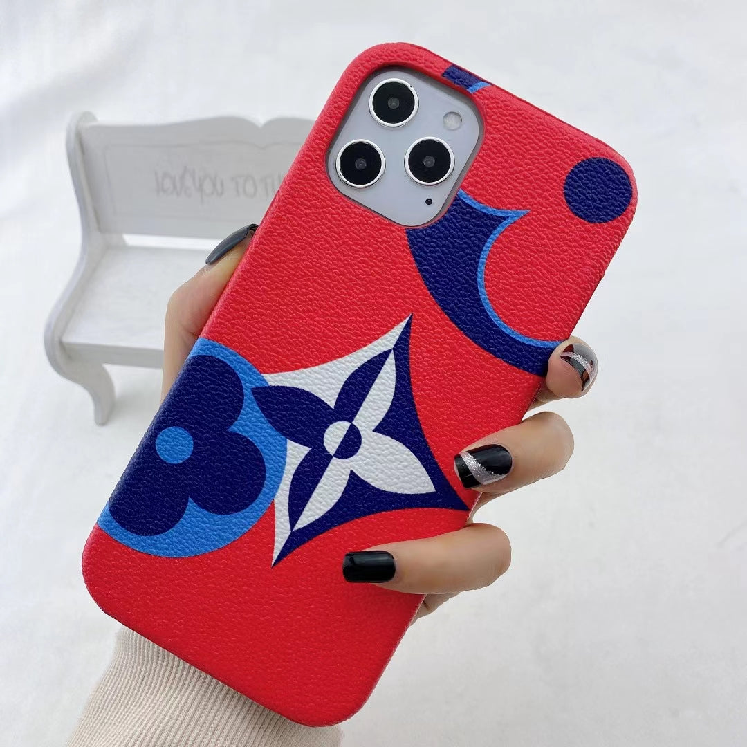 Fashion color letter phone case