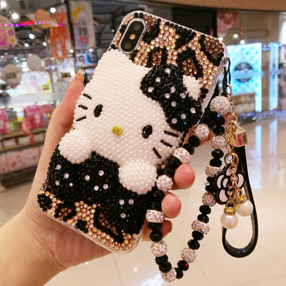 hello kitty diamond phone case