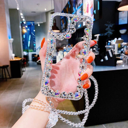 Luxurious Diamond Transparent Phone Case - LVCASE