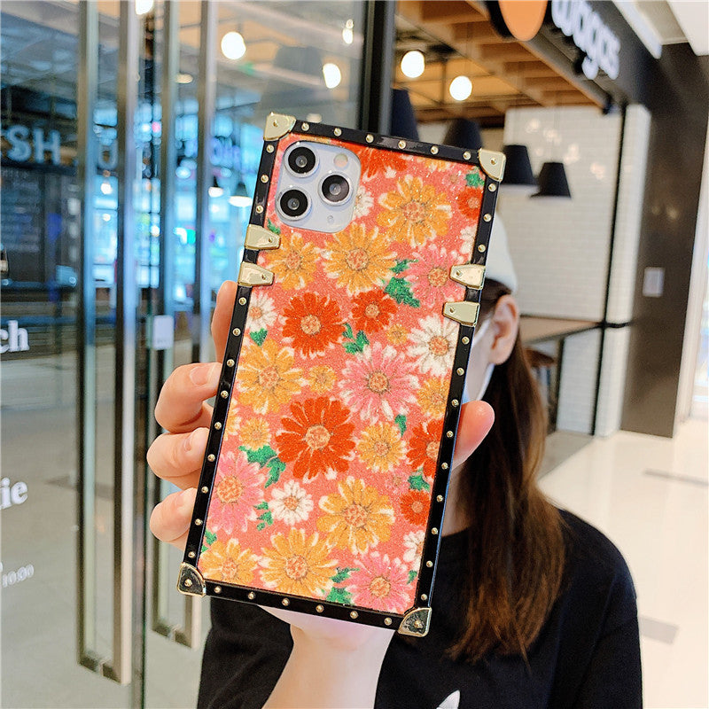 Small Daisy Square Phone Case