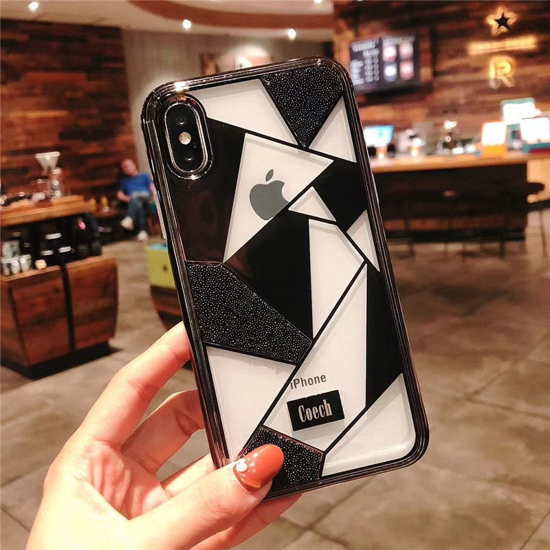Luxury pearl plating phone case
