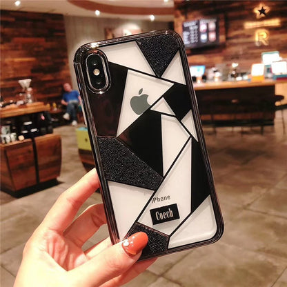Luxury pearl plating phone case