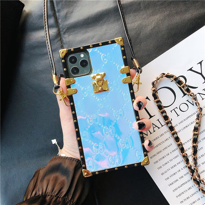Laser square phone case