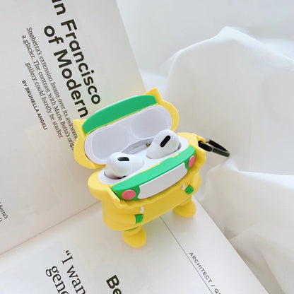Lovely frog silicone Airpods case