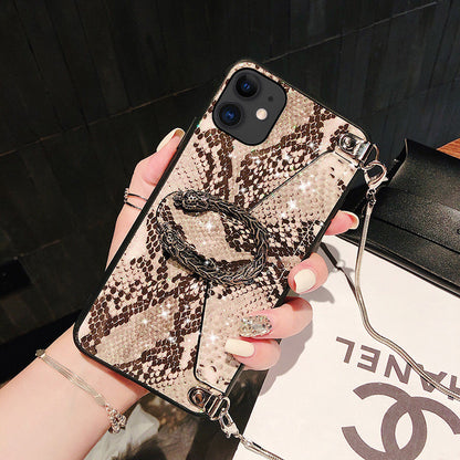 Snake pattern wallet  phone case